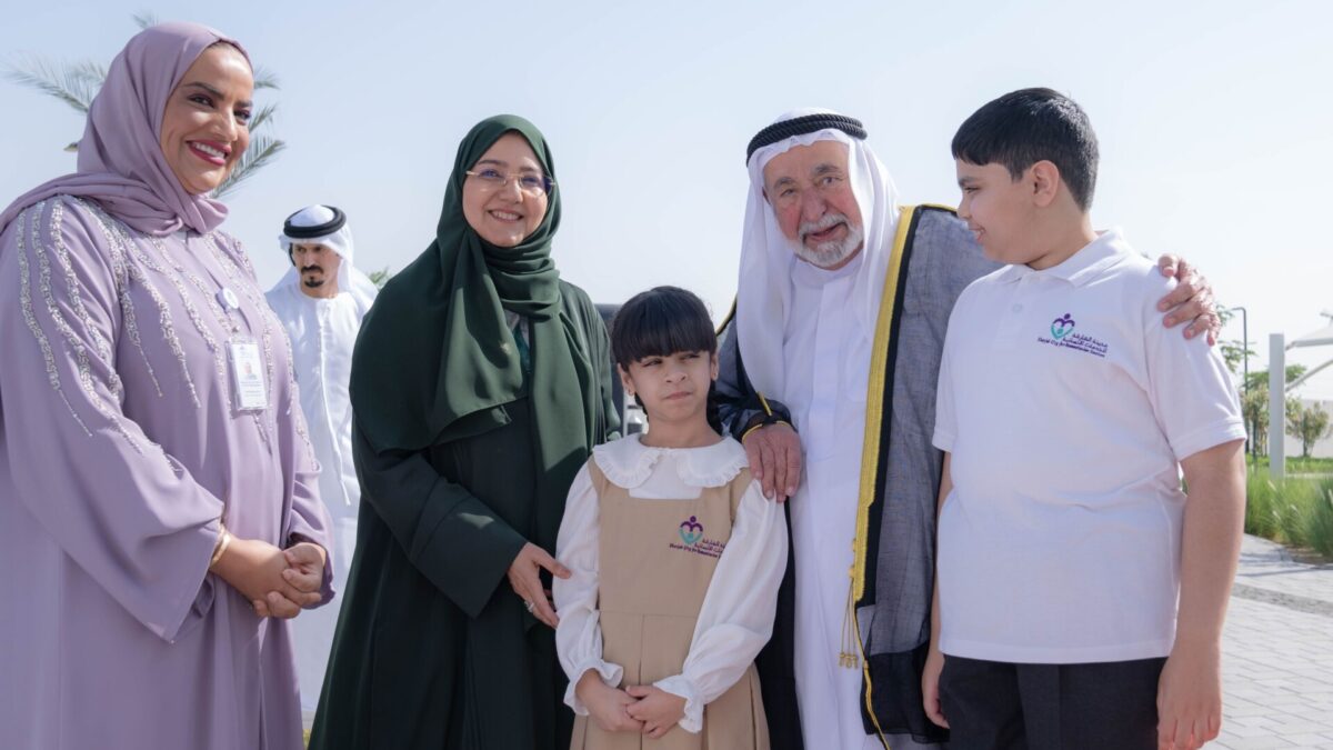 سلطان القاسمي يفتتح المباني الجديدة لمدينة الشارقة للخدمات الإنسانية في منطقة براشي