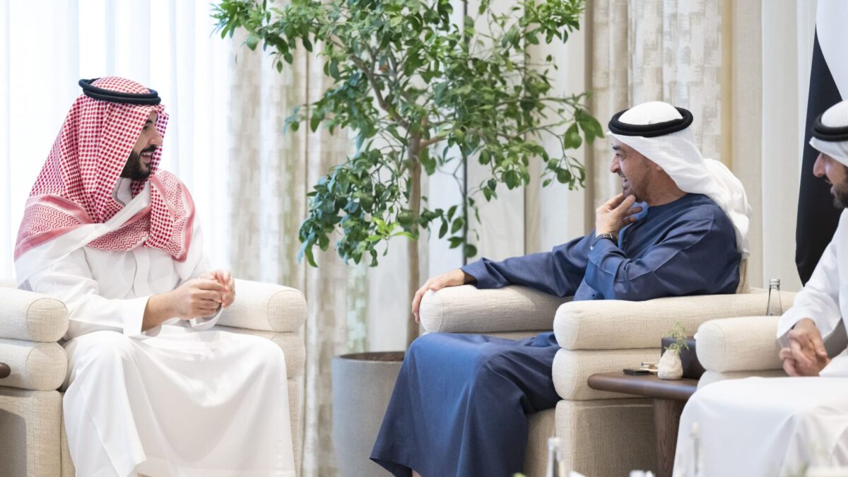 رئيس الدولة يستقبل خالد بن سلمان